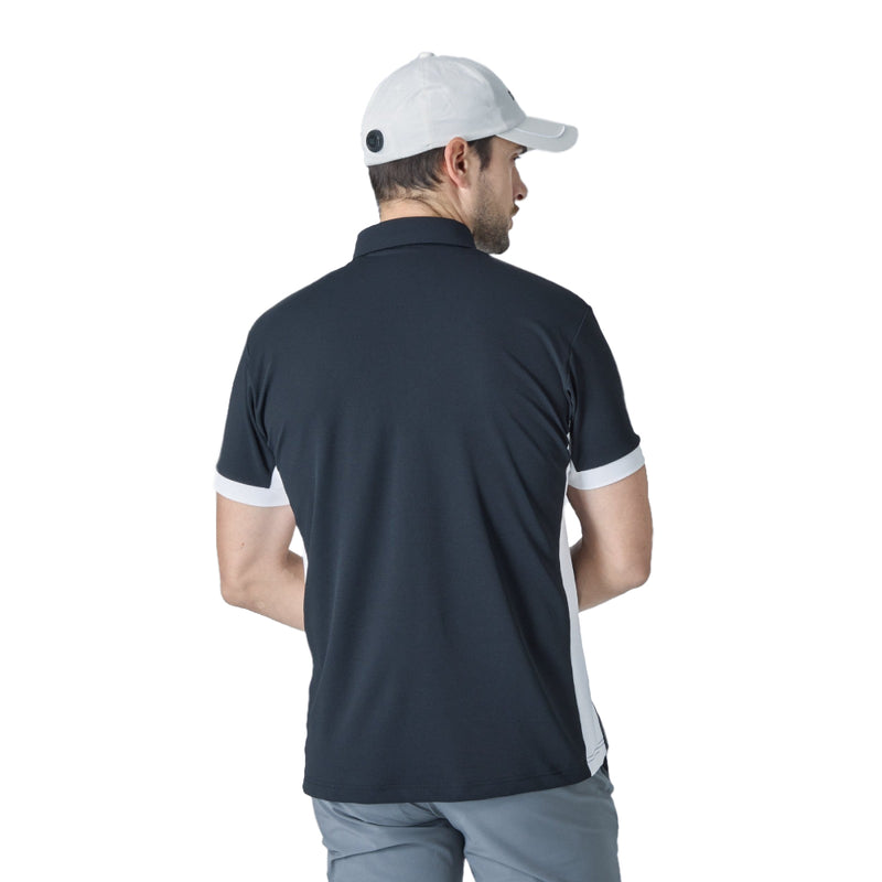 SUNSCREEN PIQUE HALF ZIP SHORT SLEEVE SHIRT 男士 高爾夫翻領上衣