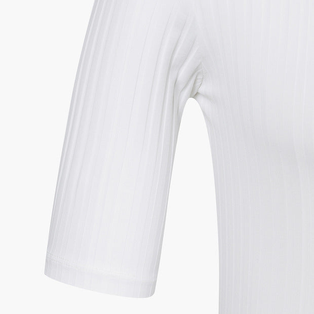 SEASONAL RIBBED HALF SLEEVE T-SHIRT 女士 高爾夫POLO衫