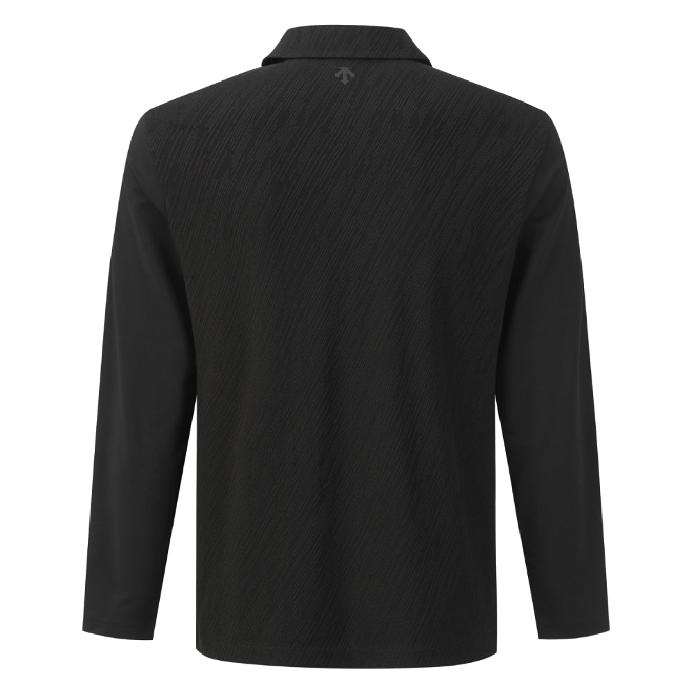 JACQUARD Y-COLLARED LONG-SLEEVED T-SHIRT 男士 高爾夫長袖上衣