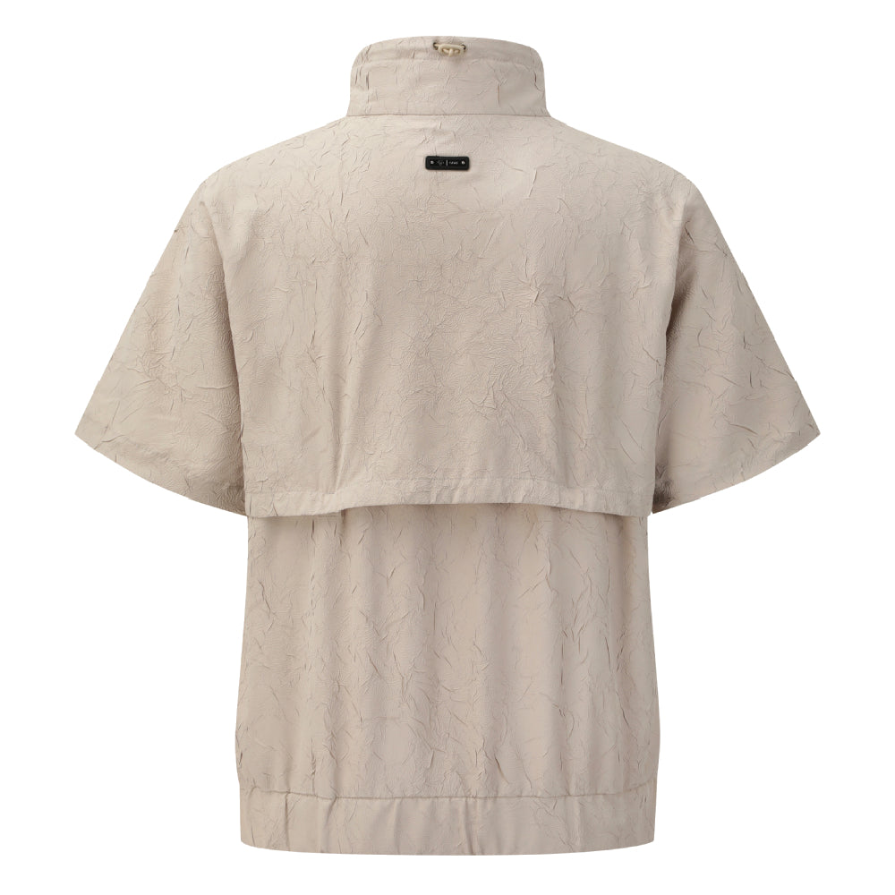 HIGH-NECK SHORT-SLEEVED ANORAK JUMPER 女士 高爾夫外套