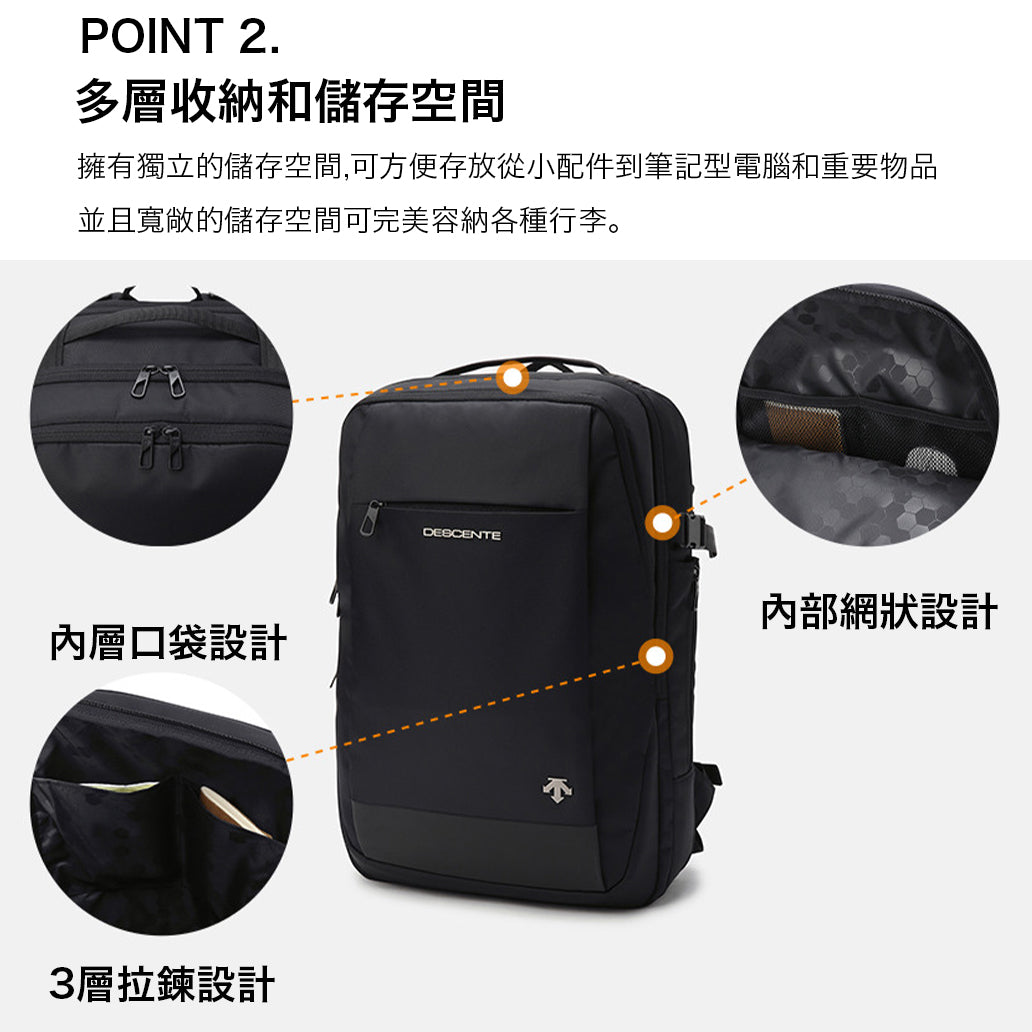 SPORTSBASIC TRAVEL BACK PACK 中性 後背包31L