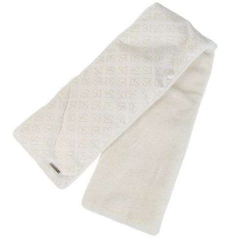 PE TAFFETA MONOGRAM PRINT & BOA REVERSIBLE COMPACT SCARF 女士 高爾夫球圍脖