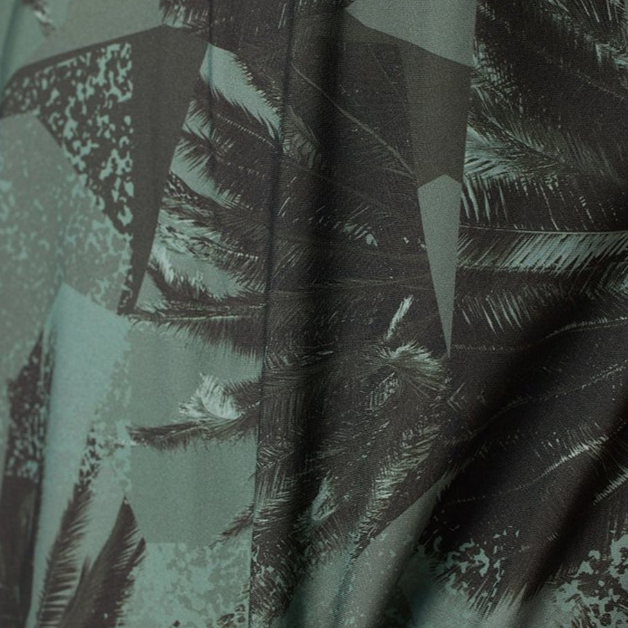 PALM TREE PRINT SHORT-SLEEVED SHIRT 男士 高爾夫球上衣
