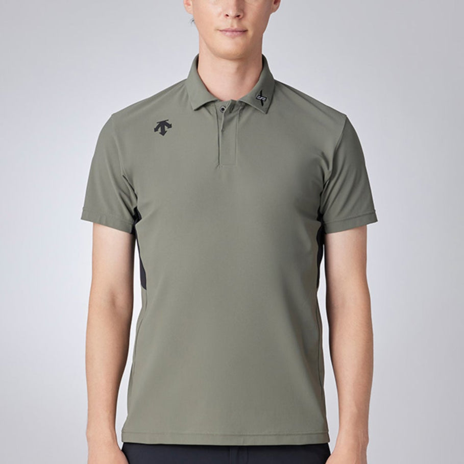 DESCENTE聯名Xander系列 SENSITIVER FABRICS BY EUROJERSEY SHORT-SLEEVED SHIRT 男士 高爾夫球上衣