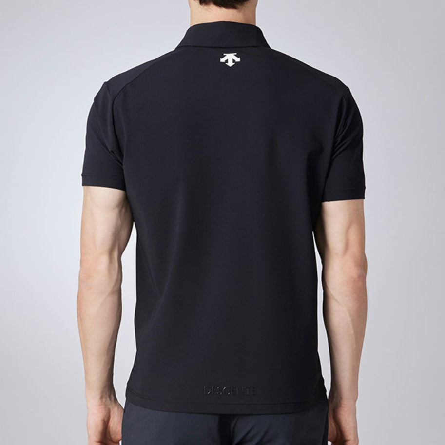 DESCENTE聯名Xander系列 SENSITIVER FABRICS BY EUROJERSEY SHORT-SLEEVED SHIRT 男士 高爾夫球上衣