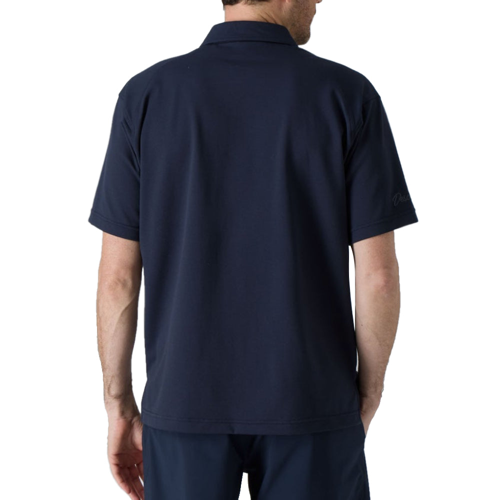 SUNSCREEN OPEN COLLAR PIQUE SHORT SLEEVE POLO 男士 高爾夫POLO衫