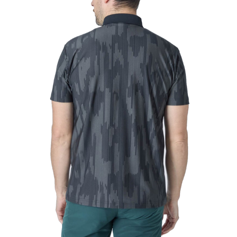 SUNSCREEN PRINT SHORT SLEEVE SHIRT 男士 高爾夫翻領上衣