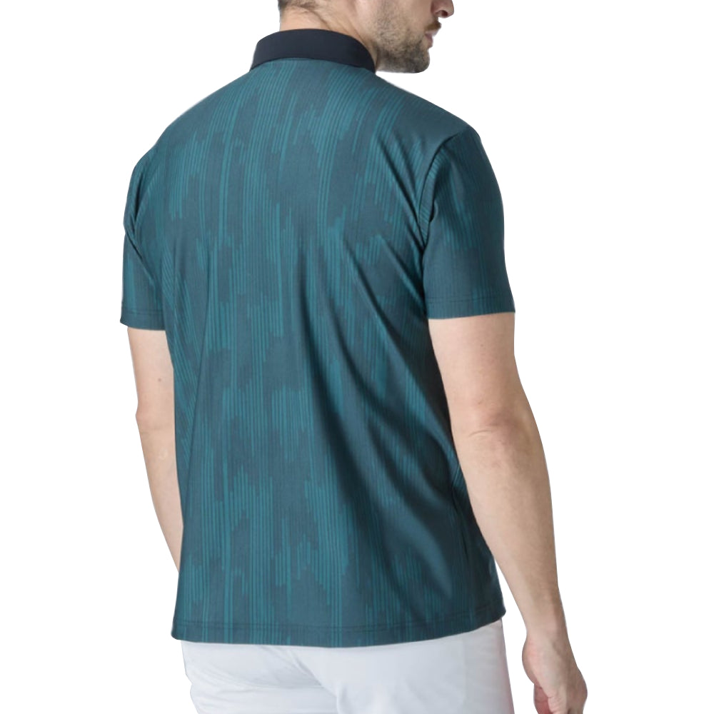 SUNSCREEN PRINT SHORT SLEEVE SHIRT 男士 高爾夫翻領上衣