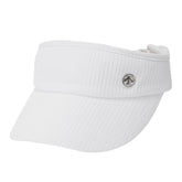 CORDUROY RIBBON POINT SUN VISOR 女士 高爾夫球帽