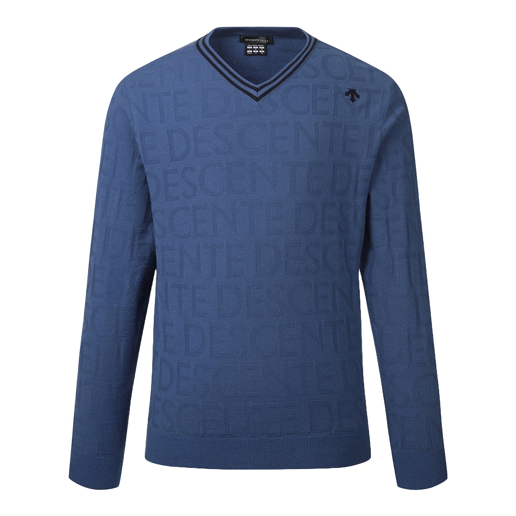 DESCENTE GOLF 　 Vネック セーター M DESCENTE GOLF - 【25AW】 ハイブリッド フルジップ セーター