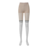 WOMEN'S COOL FAKE KNEE SOCKS TIGHTS 女士 高爾夫襪子