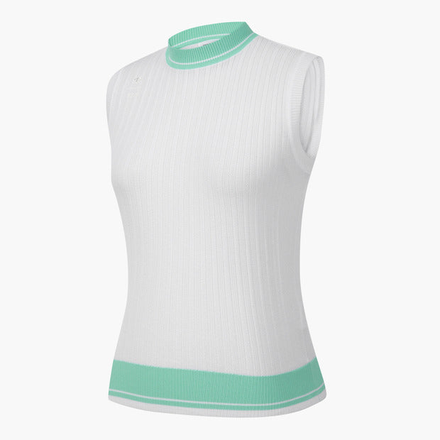 KNIT SLEEVELESS 女士 高爾夫球上衣