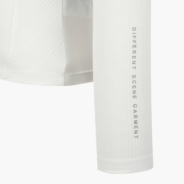 COOLING MIX RIBBED COLLARD T-SHIRT 女士 高爾夫球上衣