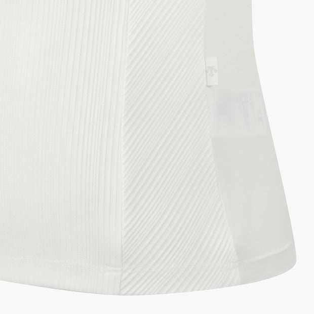 COOLING MIX RIBBED COLLARD T-SHIRT 女士 高爾夫球上衣