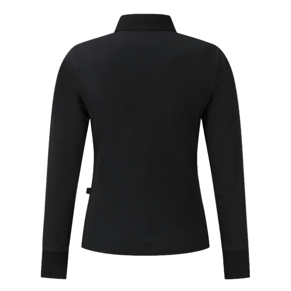 KNIT COLLARED FLEECED T-SHIRT 女士 高爾夫球上衣