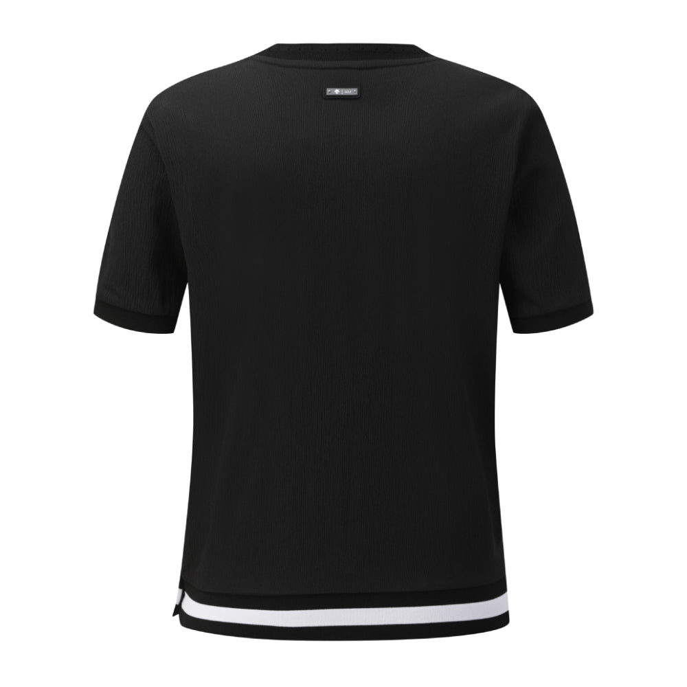 CREPE ROUND-NECK T-SHIRT 女士 高爾夫圓領上衣