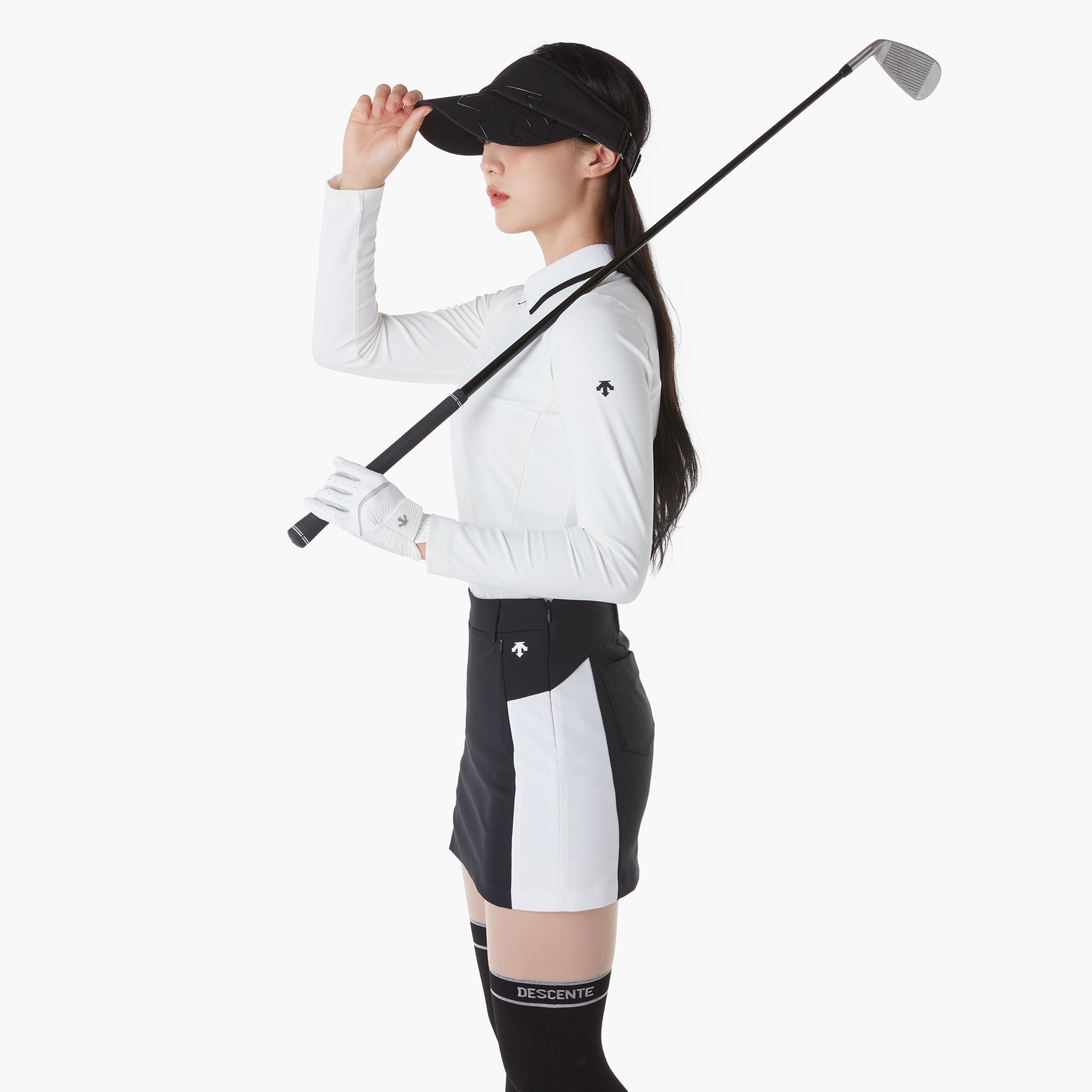 BASIC COLLARED LONG-SLEEVE T-SHIRT 女士 高爾夫球上衣