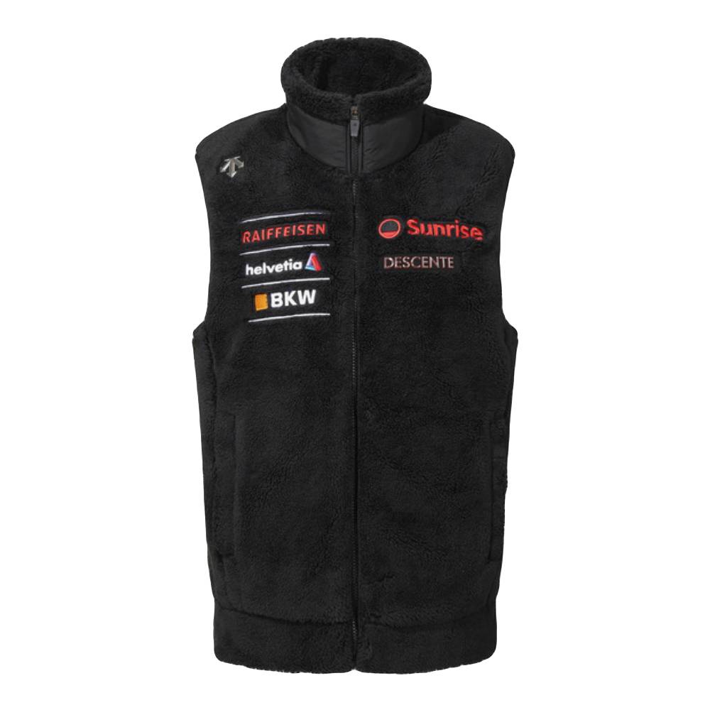 極美良品 DESCENTE Swiss Team Model VEST SWISS SKI] SHERPA FLEECE VEST 男士運動背心