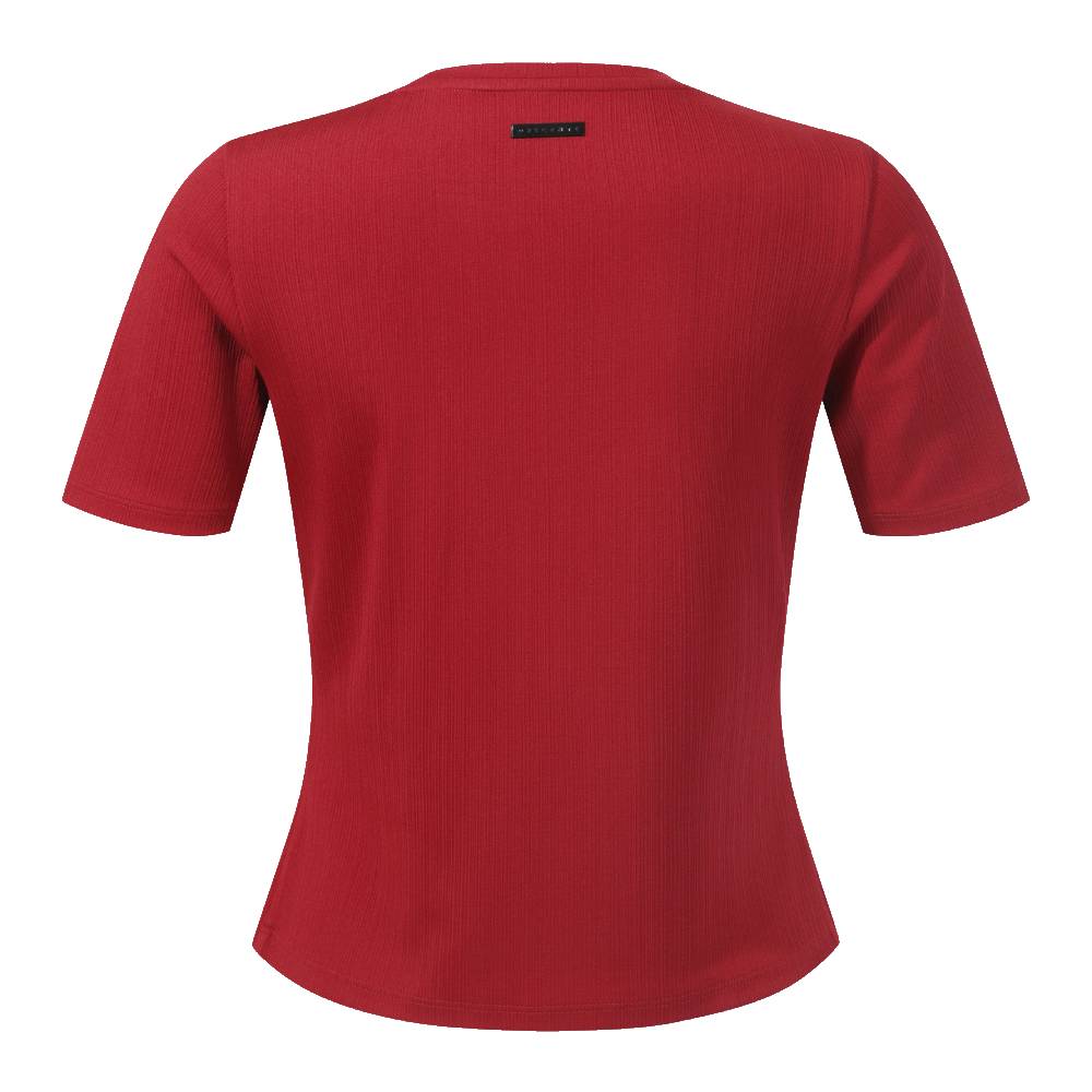 WOMEN'S RIBBED SHORT SLEEVE T-SHIRT 女士 運動上衣