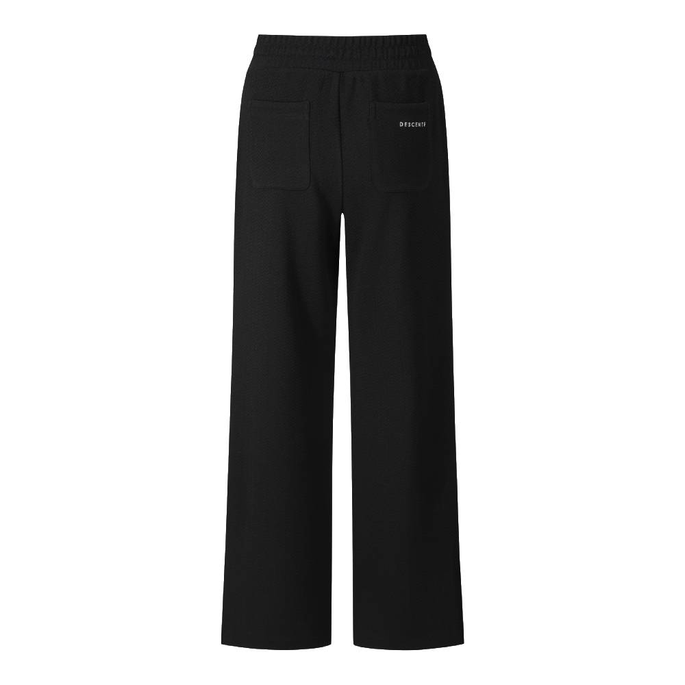 WOMEN JAQUARD WIDE FLEECE PANTS 女士 運動長褲