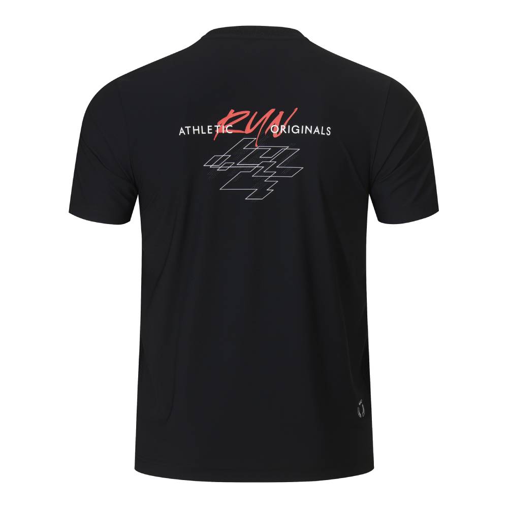 BACK GRAPHIC SHORT SLEEVET-SHIRTS 中性 運動上衣