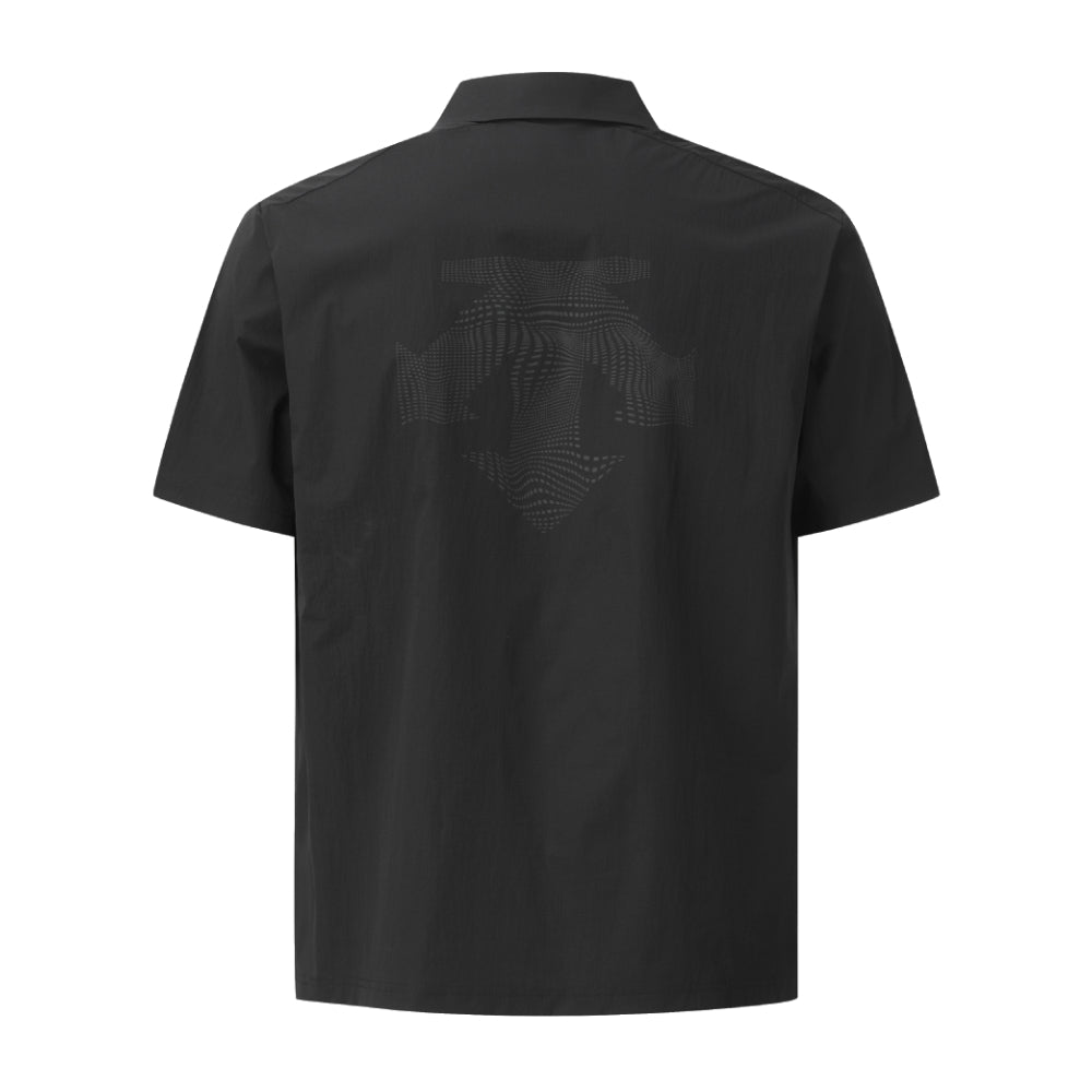 PREMIUM WOVEN Y-COLLARED SHORT-SLEEVED POLO 男士 高爾夫POLO衫