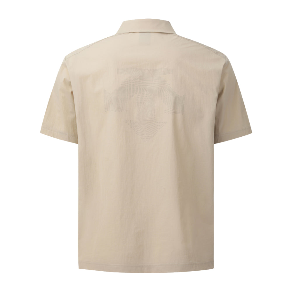 PREMIUM WOVEN Y-COLLARED SHORT-SLEEVED POLO 男士 高爾夫POLO衫