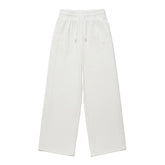 WOMENS SHIRRING EMBOSSED WIDE FIT TRAINING PANTS 女士 運動長褲