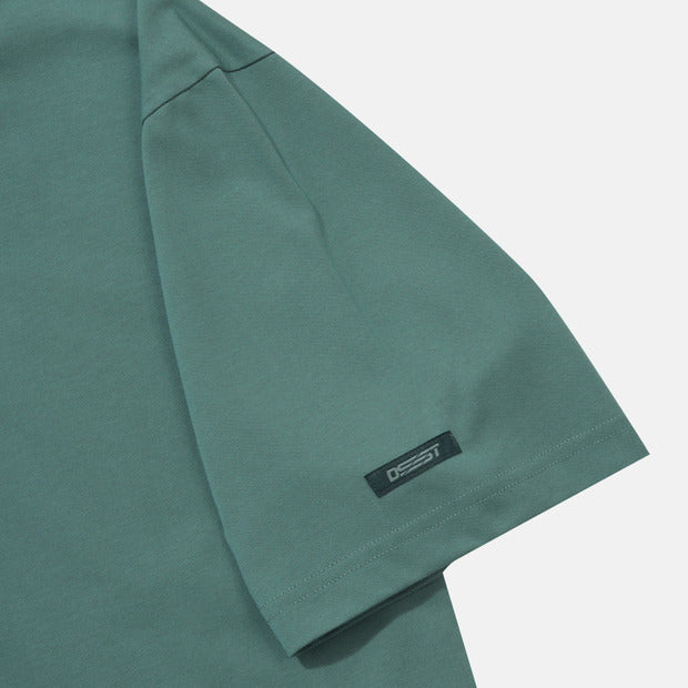 ESSENTIAL SMALL WORDING COTTON SHORT SLEEVE T-SHIRT 男士 運動上衣