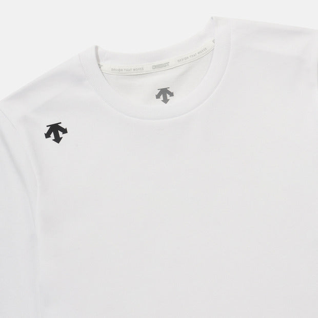 ESSENTIAL SMALL WORDING COTTON SHORT SLEEVE T-SHIRT 女士 運動上衣
