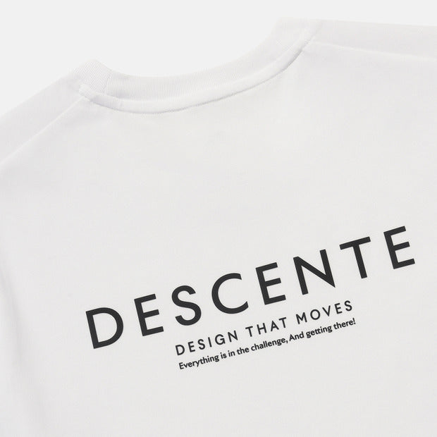 ESSENTIAL SMALL WORDING COTTON SHORT SLEEVE T-SHIRT 女士 運動上衣