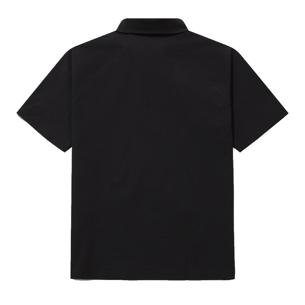 MEN TEXTURED WOVEN SHORT SLEEVE POLO TS 男士 運動上衣