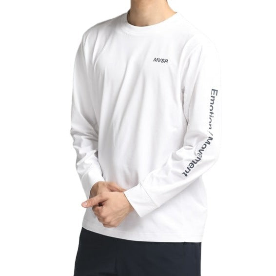 DESCENTE DRY STRETCH SLEEVE LOGO LONG SLEEVE SHIRT 男士運動上衣