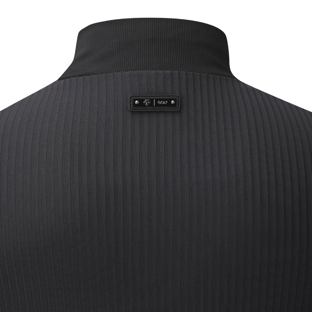 MOCK-NECK RIBBED T-SHIRT (WITH ARM COVERS) 女士 高爾夫短袖上衣