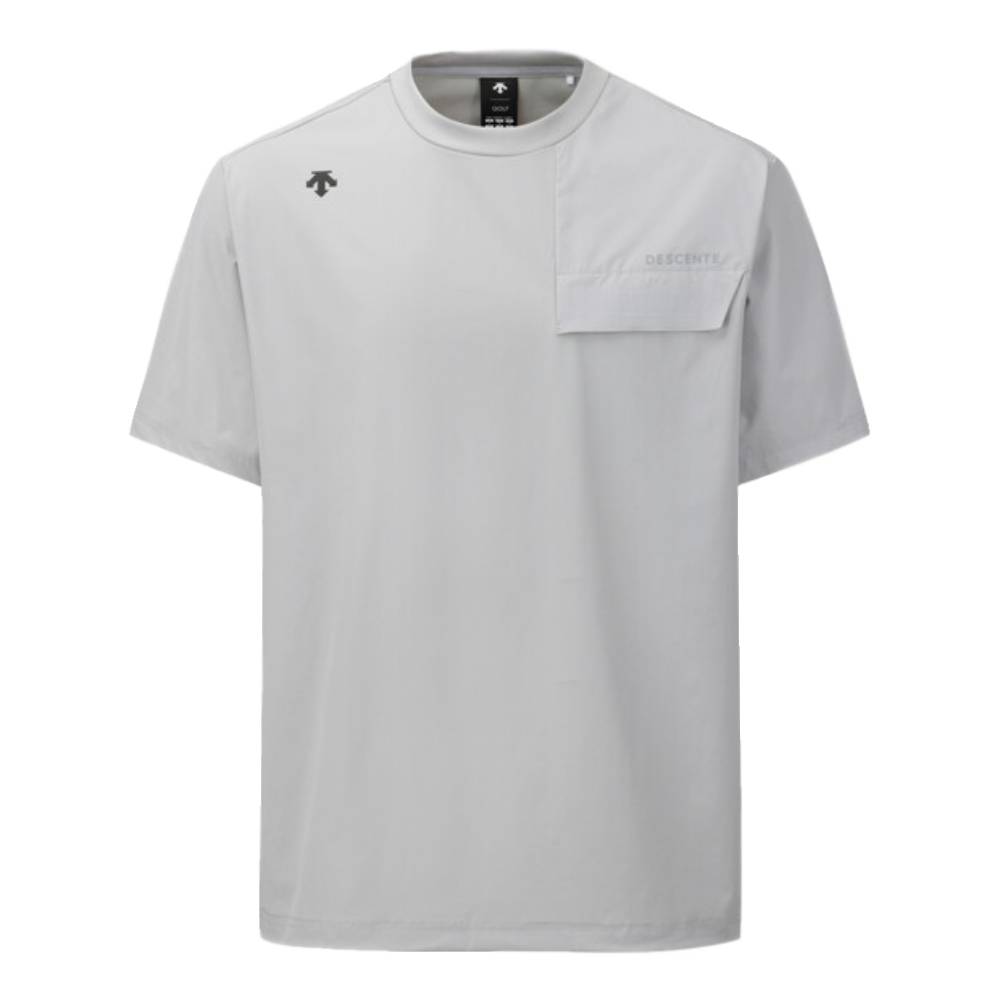 PREMIUM WOVEN ROUND SHORT-SLEEVED T-SHIRT 男士 高爾夫短袖上衣