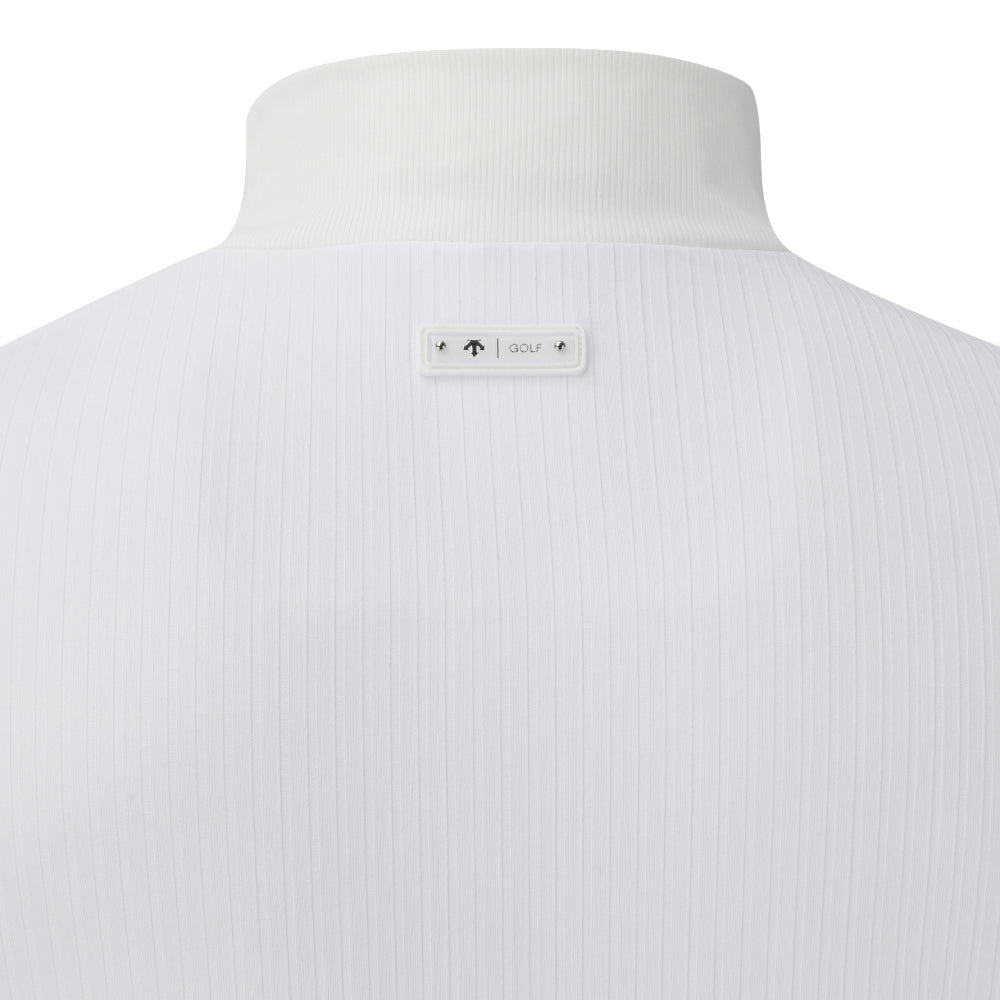 MOCK-NECK RIBBED T-SHIRT (WITH ARM COVERS) 女士 高爾夫短袖上衣