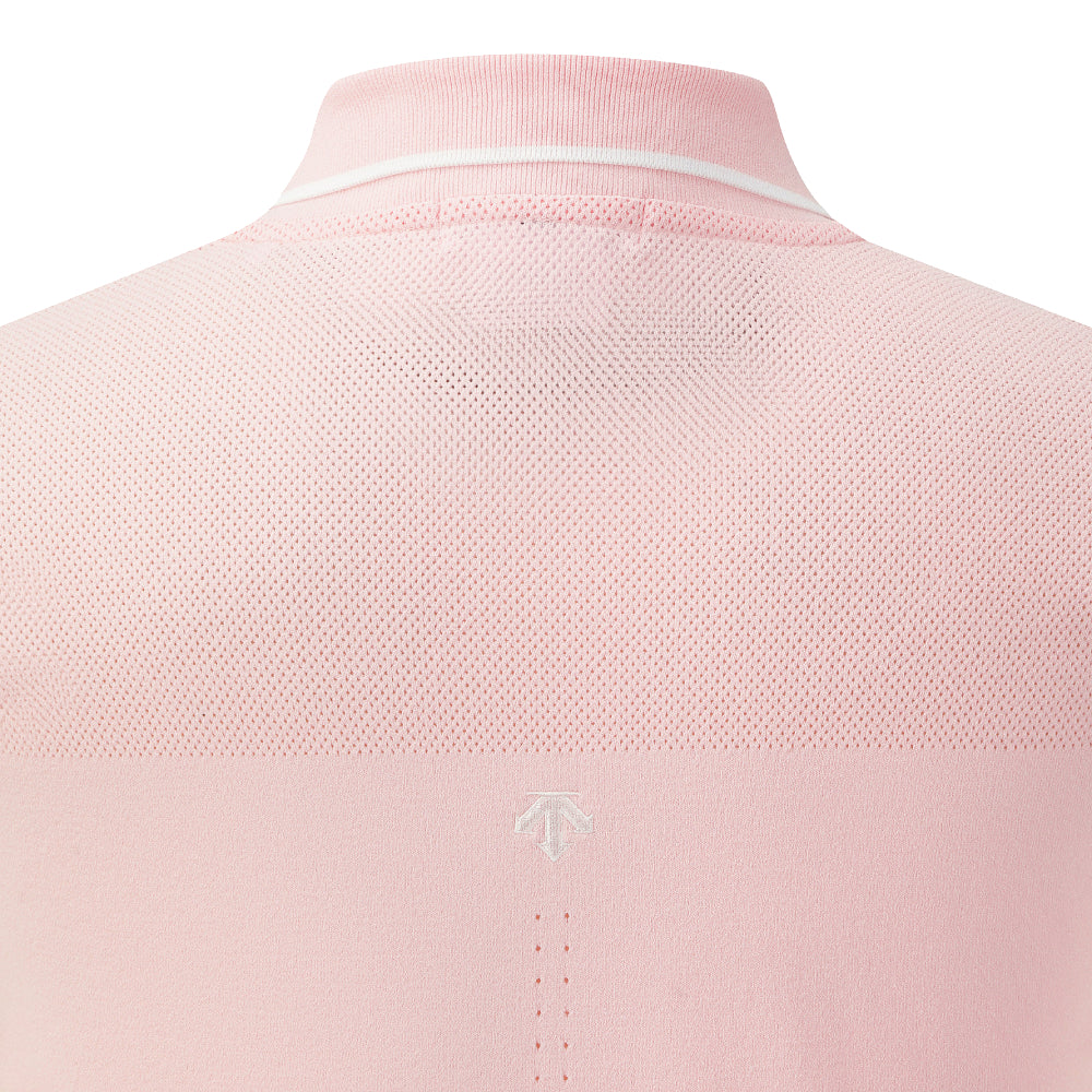 KNIT HYBRID COOLING COLLARED T-SHIRT 女士 高爾夫長袖上衣