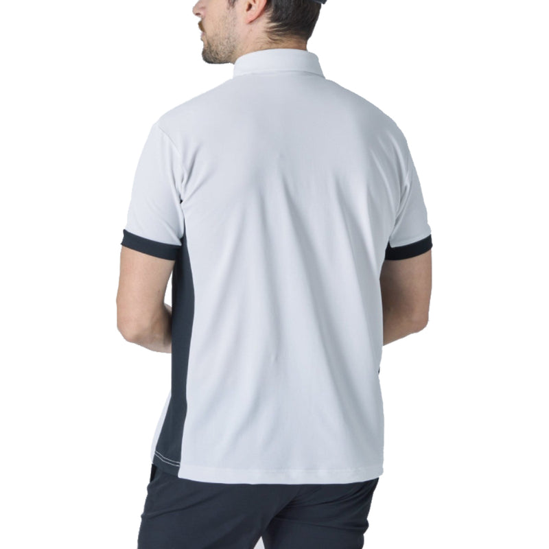 SUNSCREEN PIQUE HALF ZIP SHORT SLEEVE SHIRT 男士 高爾夫翻領上衣