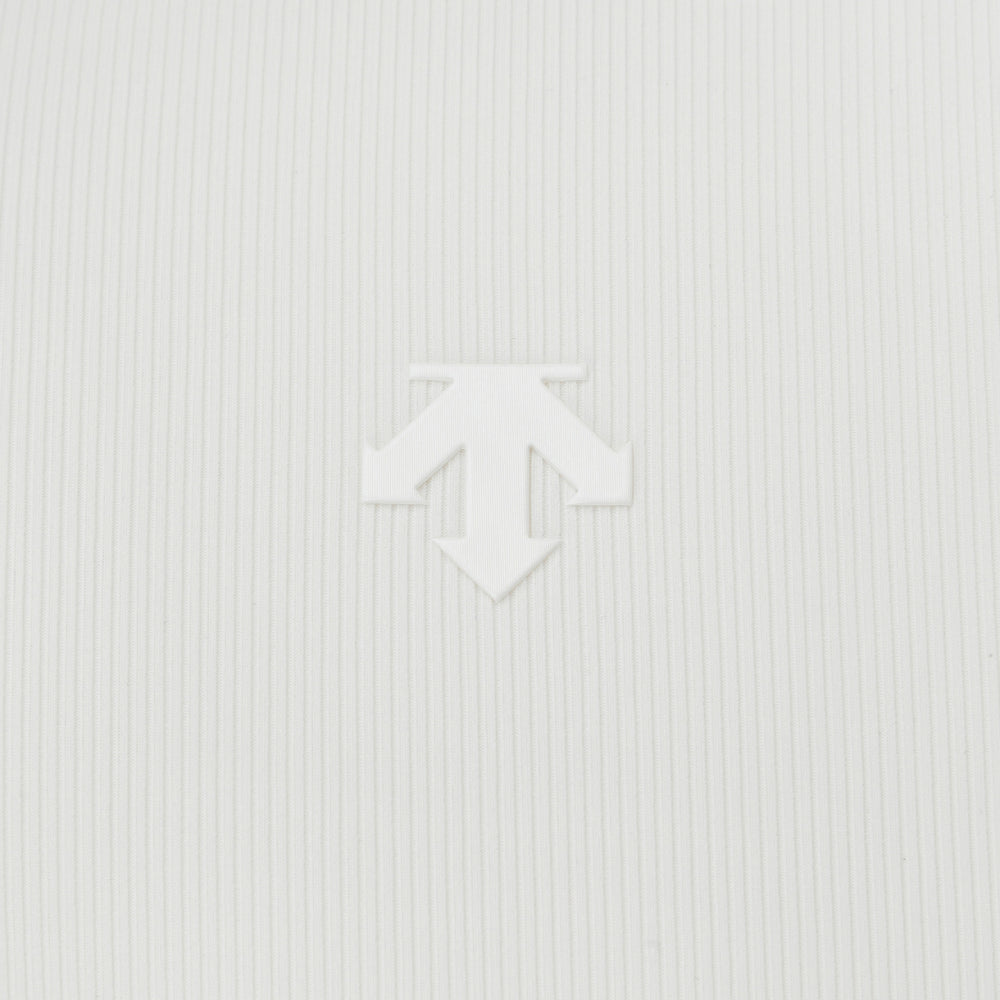 MOCK-NECK RIBBED T-SHIRT (WITH ARM COVERS) 女士 高爾夫短袖上衣