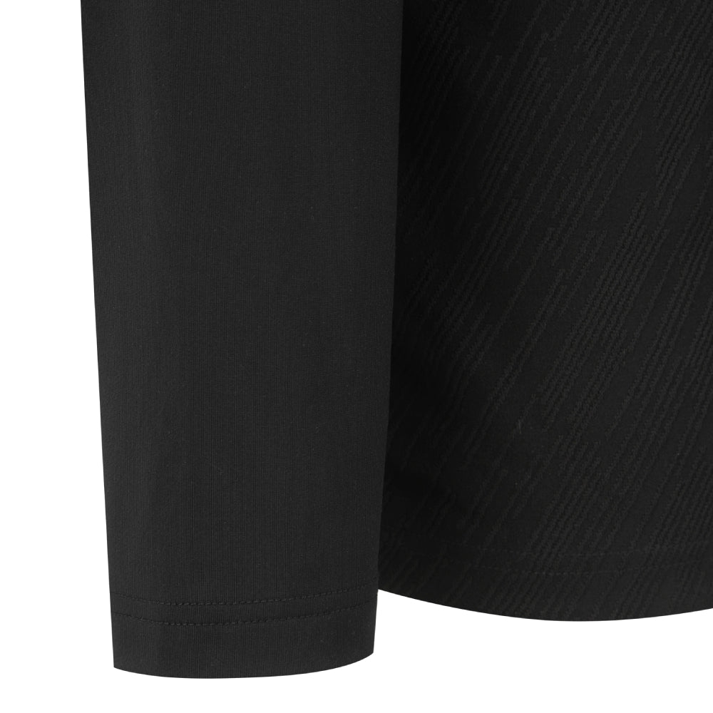 JACQUARD Y-COLLARED LONG-SLEEVED T-SHIRT 男士 高爾夫長袖上衣
