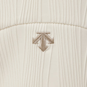 WOMEN'S RIBBED HALF-NECK ZIP-UP BRA TOP 女士 運動背心