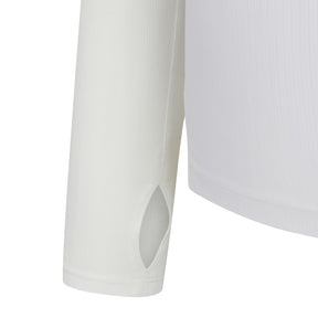 MOCK-NECK RIBBED T-SHIRT (WITH ARM COVERS) 女士 高爾夫短袖上衣