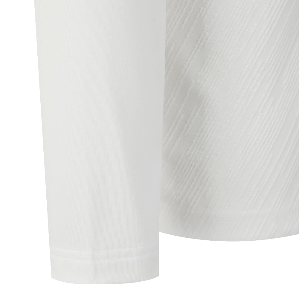 JACQUARD Y-COLLARED LONG-SLEEVED T-SHIRT 男士 高爾夫長袖上衣