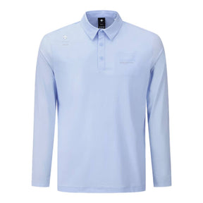 COOLINGY-COLLARED LONG-SLEEVED T-SHIRT 男士 高爾夫長袖POLO衫