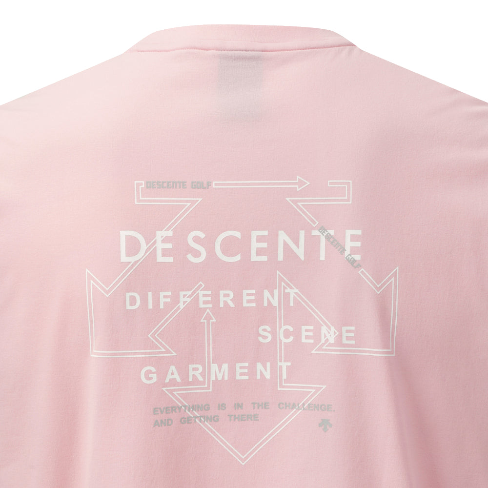 BACK GRAPHIC ROUND SHORT-SLEEVED T-SHIRT 女士 短高爾夫短袖上衣