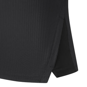 MOCK-NECK RIBBED T-SHIRT (WITH ARM COVERS) 女士 高爾夫短袖上衣