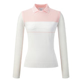 KNIT HYBRID COOLING COLLARED T-SHIRT 女士 高爾夫長袖上衣