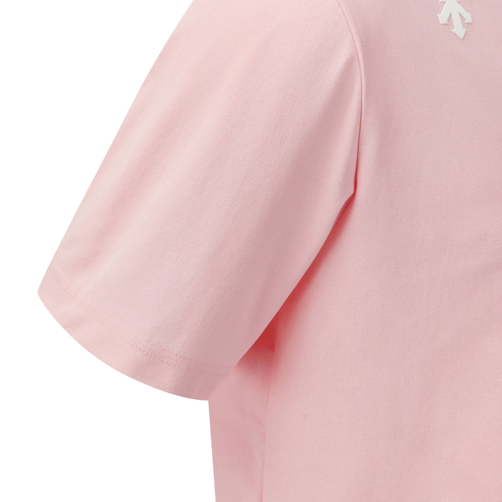 BACK GRAPHIC ROUND SHORT-SLEEVED T-SHIRT 女士 短高爾夫短袖上衣