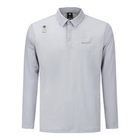 COOLINGY-COLLARED LONG-SLEEVED T-SHIRT 男士 高爾夫長袖POLO衫