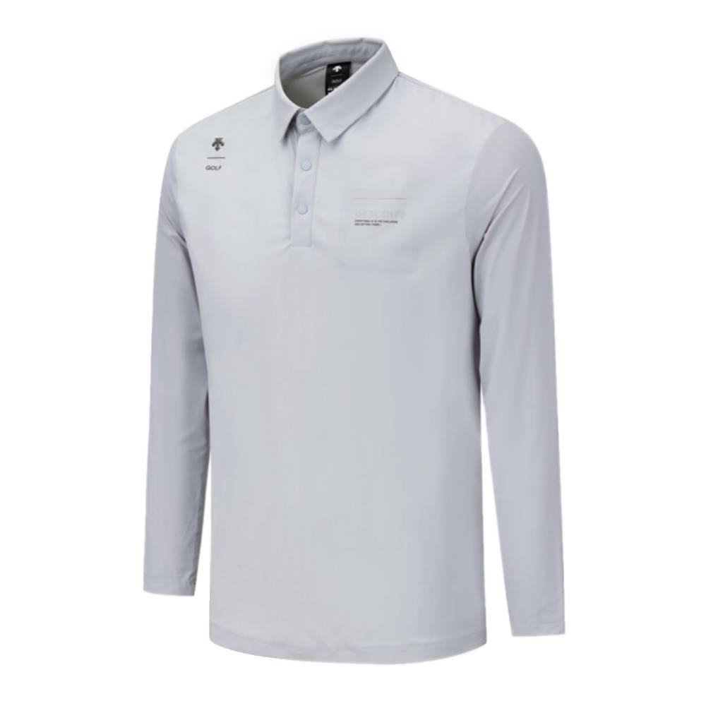 COOLINGY-COLLARED LONG-SLEEVED T-SHIRT 男士 高爾夫長袖POLO衫